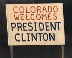 Clinton sign